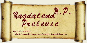 Magdalena Prelević vizit kartica